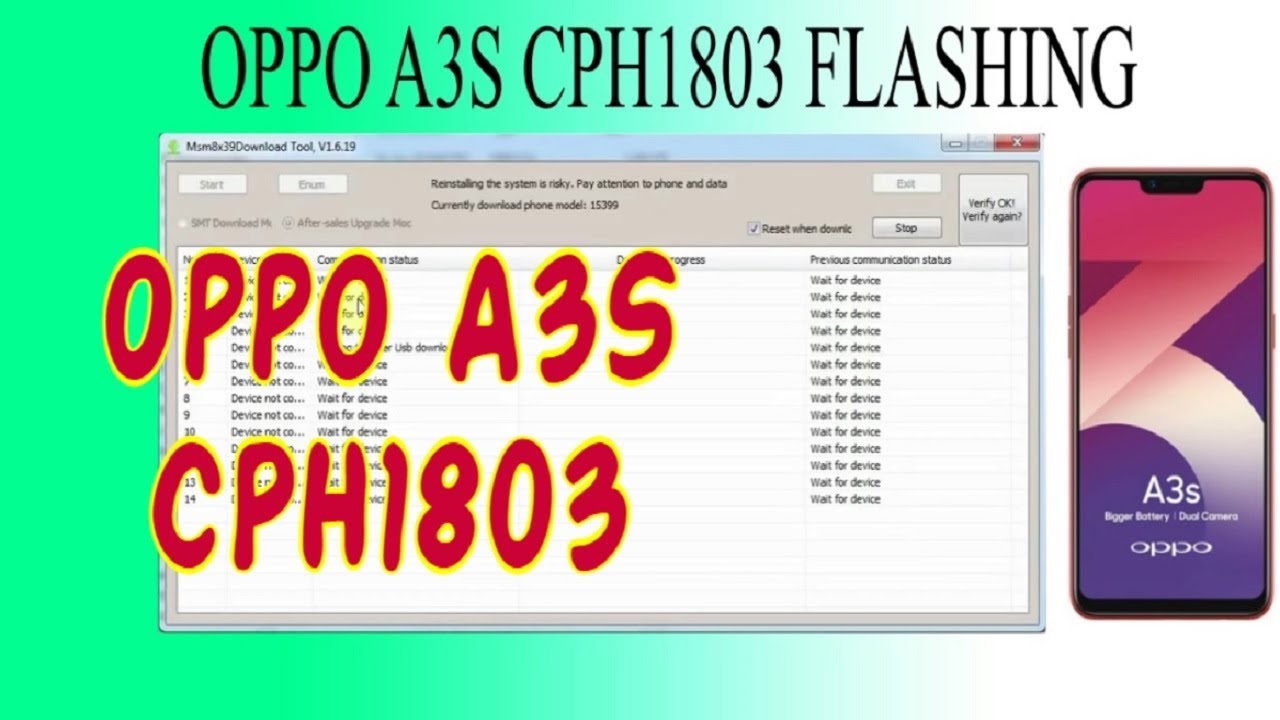 download msm download tool oppo a3s